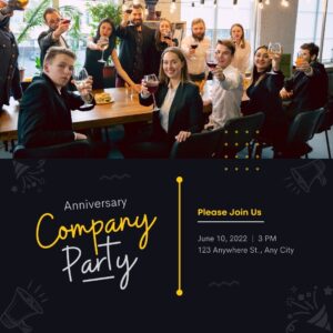 Corporate Modern Fun Business Anniversary - Instagram Post
